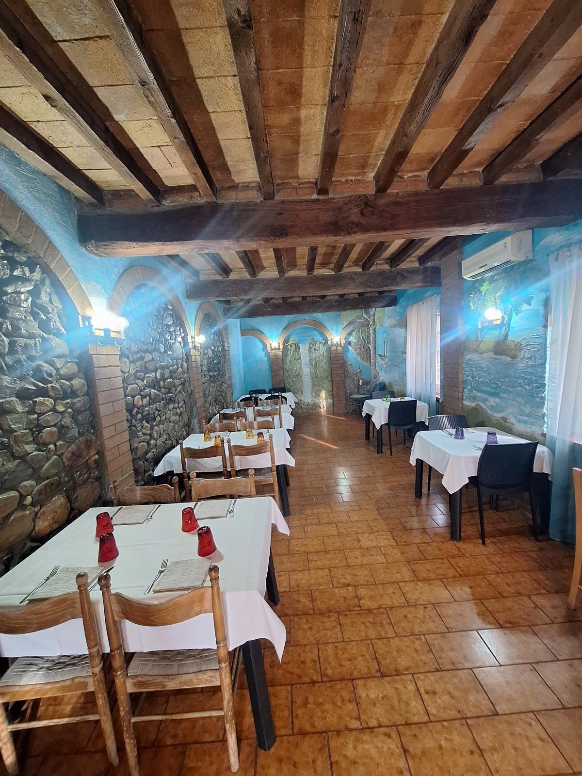 La sala del Ristorante Pizzeria da Matteo a Montechiarugolo